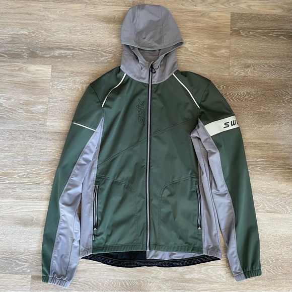 Swix Men’s Full-Zip Hooded Jacket Size M - Picture 1 of 9